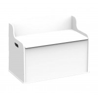 Bancuta Alba 2 in 1cu lada de stocare si depzotate jucarii Kidkraft - Austin Toy Box White Bancuta Alba 2 in 1cu lada de stocare si depzotate jucarii Kidkraft - Austin Toy Box White